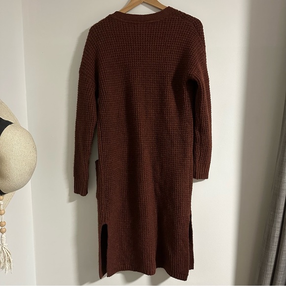 cupcakes & cashmere Rich Brown Open-Front Cardigan - Picture 3 of 9